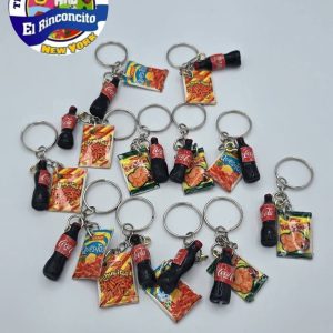 LLAVERO TIPICO CHIPS CON SODA(12 UNIDADES)