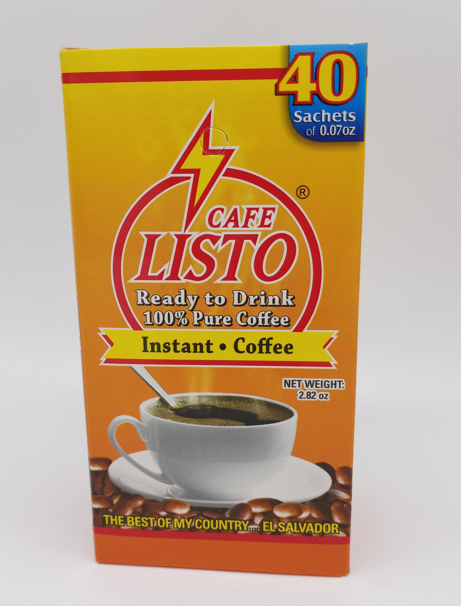 CAFE LISTO (40 SOBRES) Tienda Salvadoreña Online