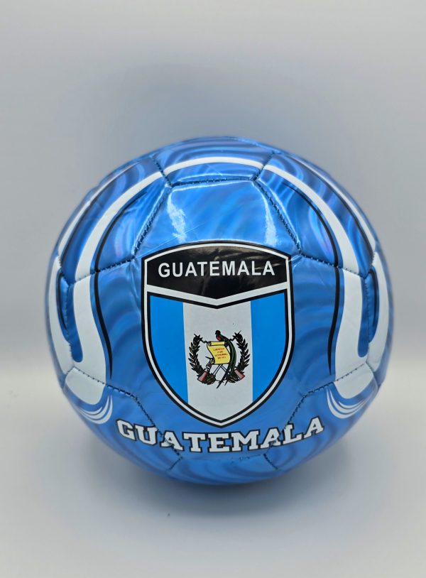 PELOTA DE FUTBOL CON DISEÑO DE GUATEMALA #5