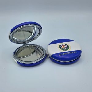 SET DE ESPEJITOS CON DISEÑO DE EL SALVADOR (2 PCS)
