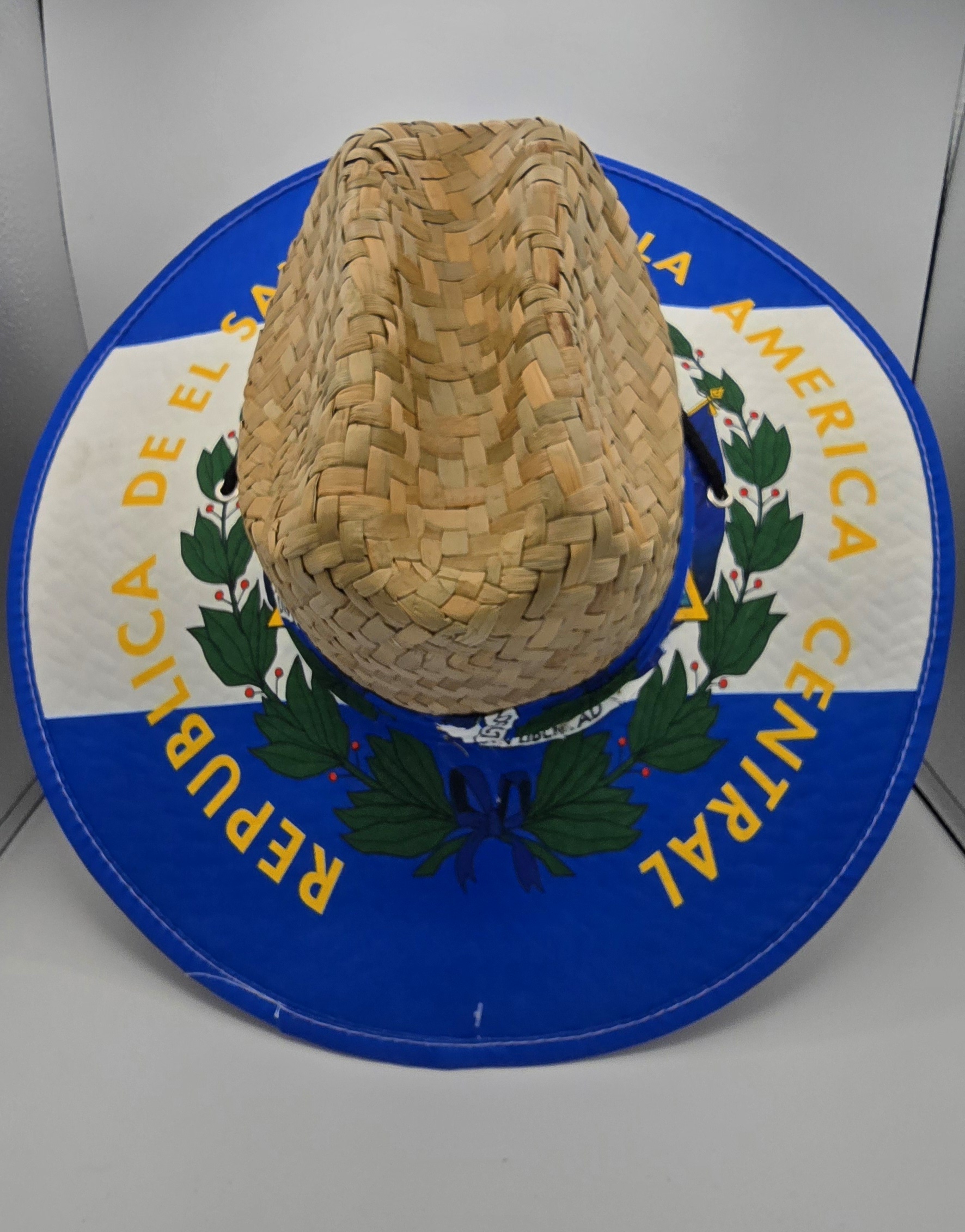 SOMBRERO PARA SOL CON DISEÑO DE EL SALVADOR