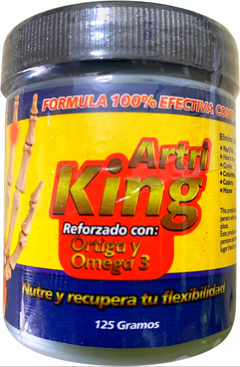POMADA ARTRIKING REFORZADO CON ORTIGA Y OMEGA 3 (125 GRAMOS)