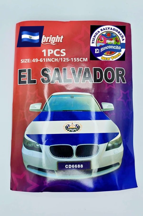 FUNDA PARA CAPó DE AUTOMOVIL, DISEÑO DE EL SALVADOR (1PC)