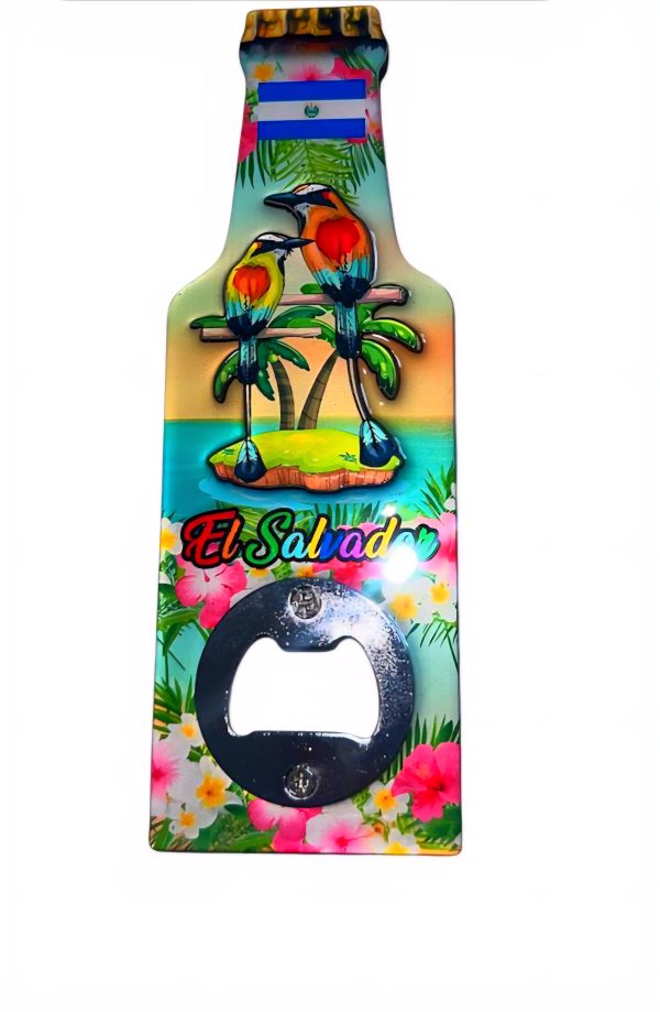 DESTAPADOR MAGNETICO CON DISEÑO EL SALVADOR (1pc)