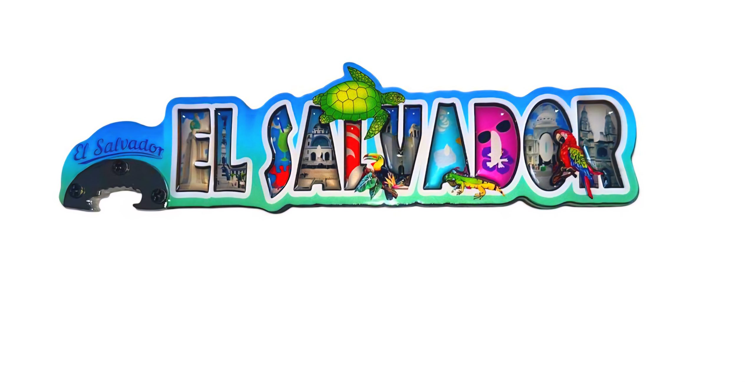 DESTAPADOR MAGNETICO DISEÑO DE EL SALVADOR (1pc)