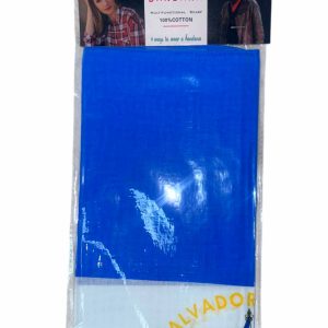 BANDANA DE TELA DISEÑO EL SALVADOR (1pc)