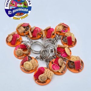 LLAVERO TIPICO PAN SALVADOREÑO (12 UNIDADES)