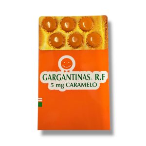 Gargantinas R.F. 5 mg Caramelo