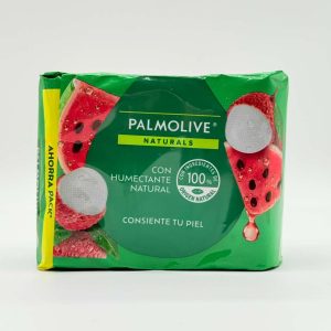 Jabón Palmolive de Sandía y Lychee Pack de 4 Jabones