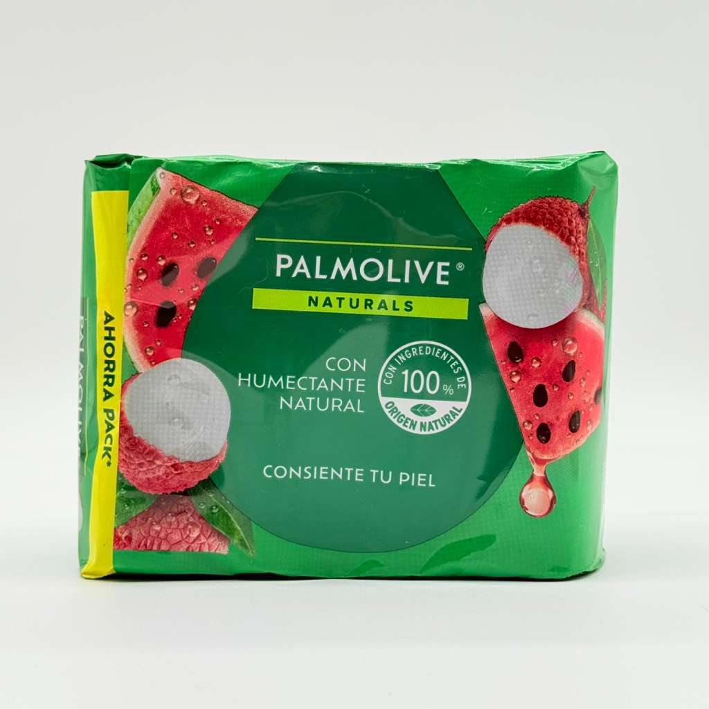 Jabón Palmolive de Sandía y Lychee Pack de 4 Jabones