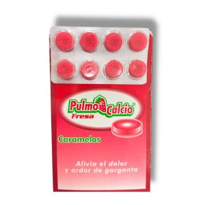 Pulmo Calcio Fresa Caramelos