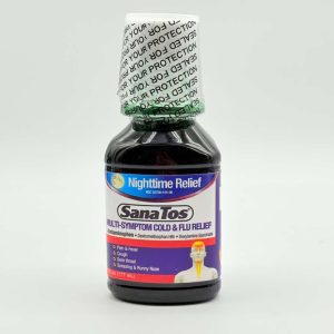 SanaTos Nighttime Relief – Jarabe para Resfriado y Gripe (177 ml)