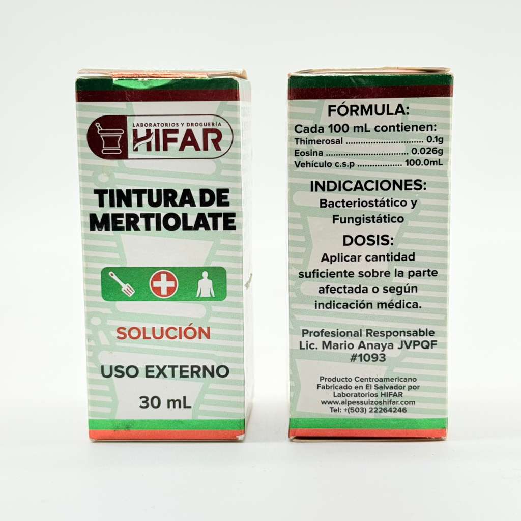 Tintura de Mertiolate