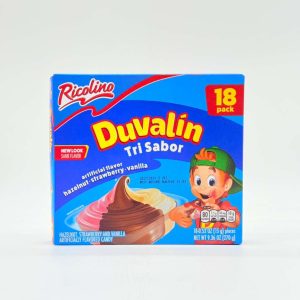 Duvalín Ricolino Avellana, Fresa y Vainilla