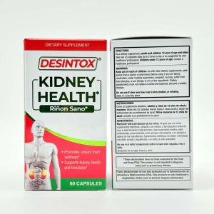 Desintox Kidney Health (Riñón Sano) – 60 Cápsulas