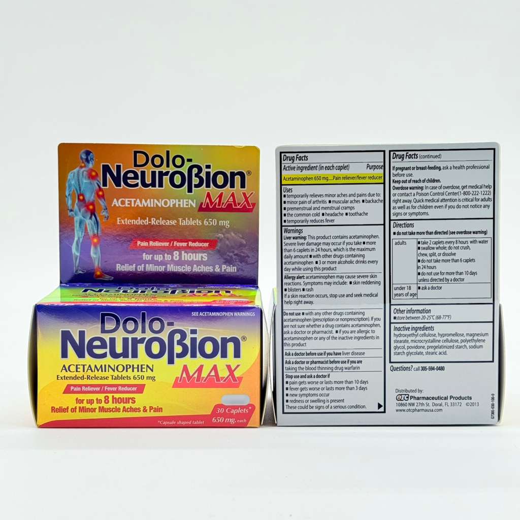 Dolo-Neurobion Max – 30 Caplets