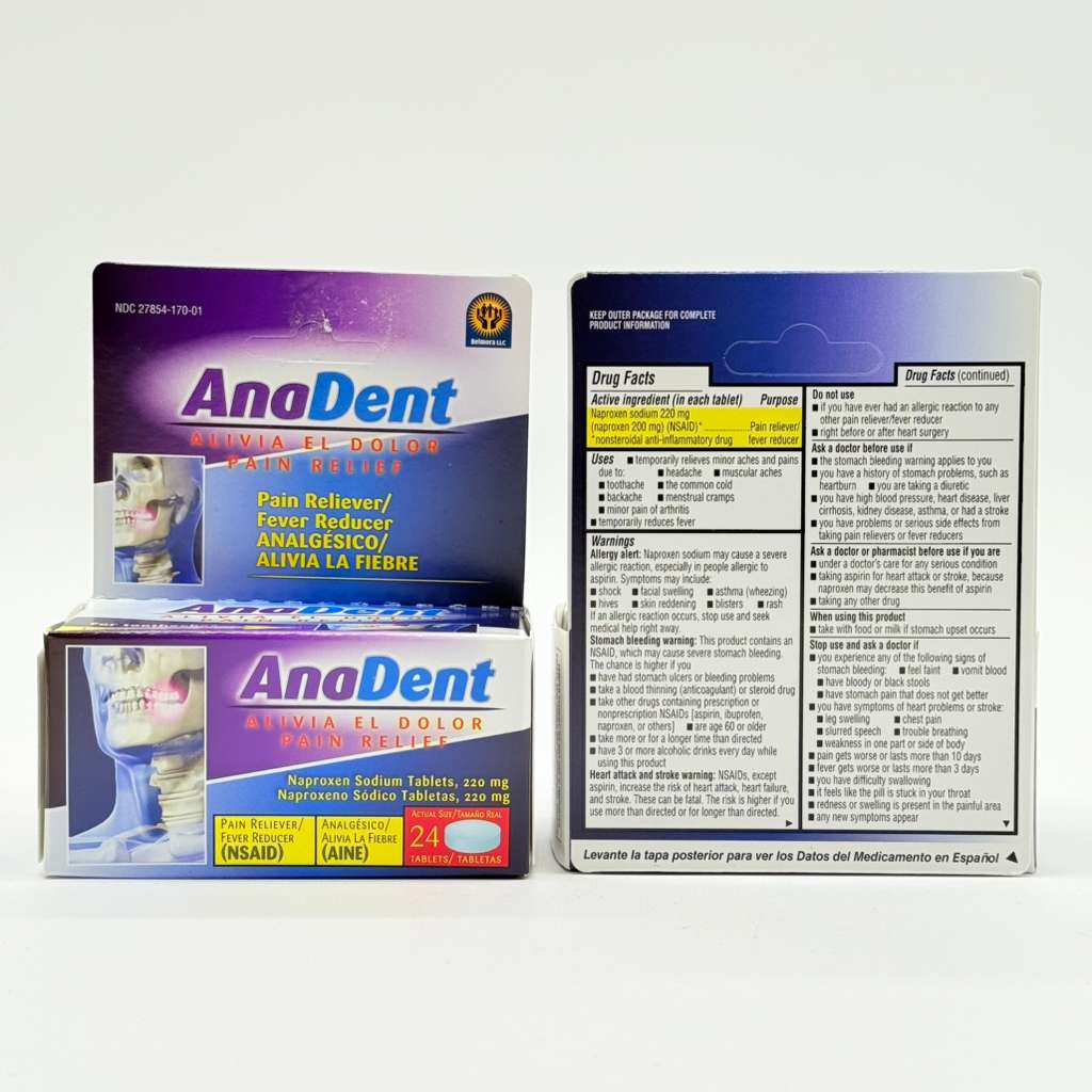 AnaDent Pain Relief – 24 Tabletas