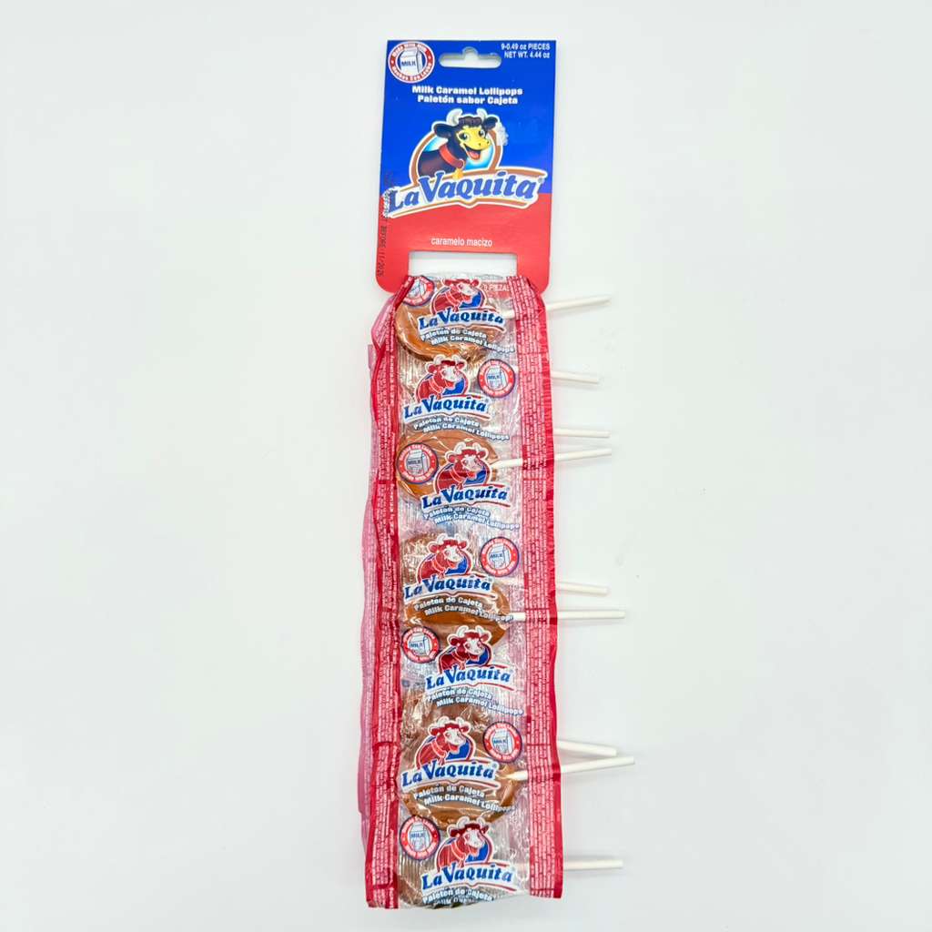 La Vaquita - Paleta Caramelo Sabor Cajeta (Milk Caramel Lollipop)